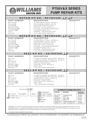 31026-5-2010-p750-v-x-series-pump-repair-kit